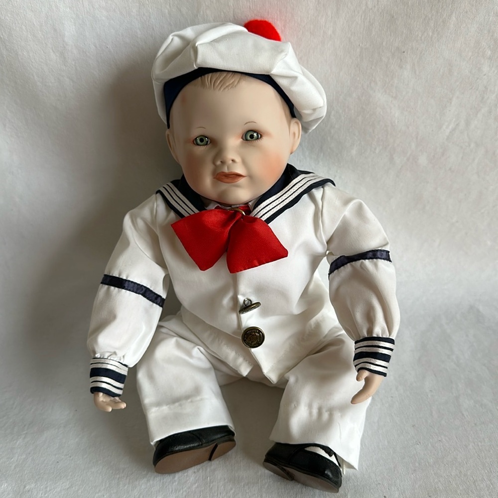 Knowles “Matthew” porcelain doll by artist Yolanda Bello